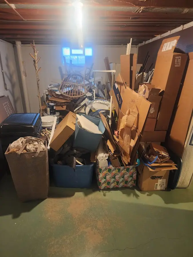 Roll-off dumpster container at job site for Construction Dumpster Rental in Spencerport